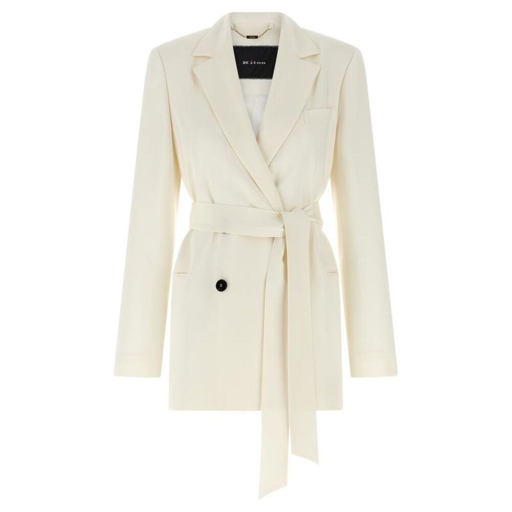 Kiton Women Silk Blazer